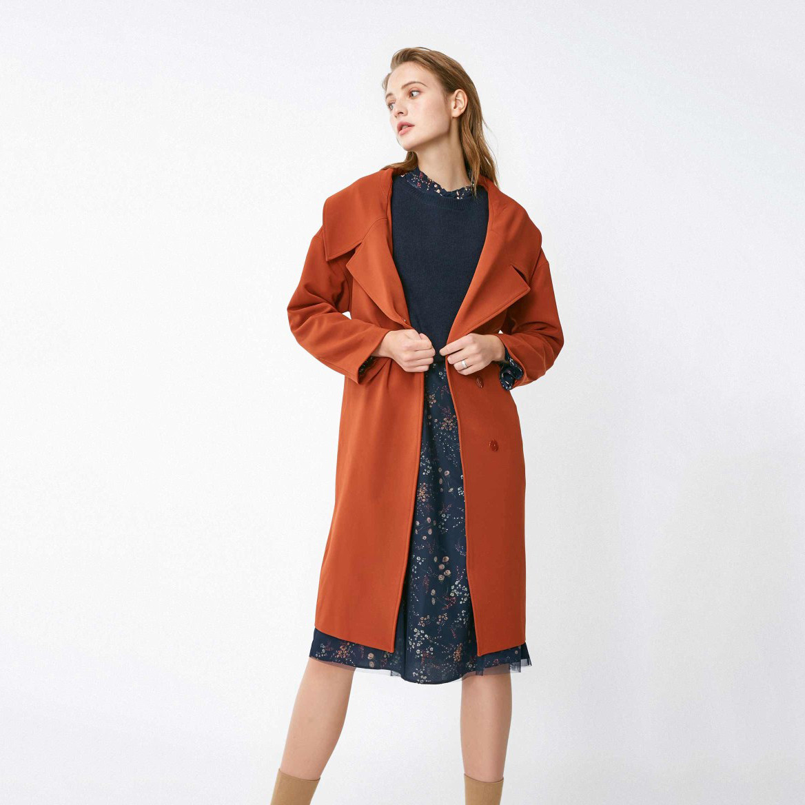 Dongfan-Best Products Top-selling Winter 2017 Longline Wool Coat-4