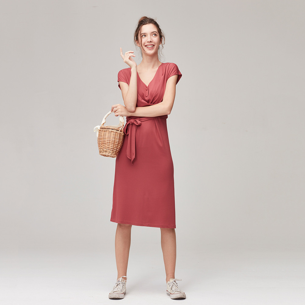 Dongfan-Wholesale Cotton Skirts For Women | Maternity Summer Dresses-3