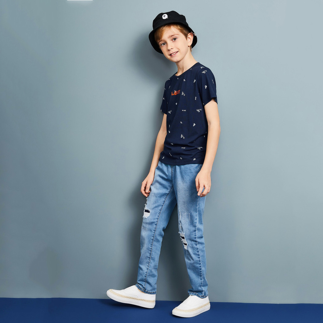 Dongfan-Boys Short Sleeve Shirts 2018 | Nice Clothes For Boys Manufacture-1